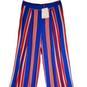 Stockholm Atelier Striped Multicolor Pants Sz 6